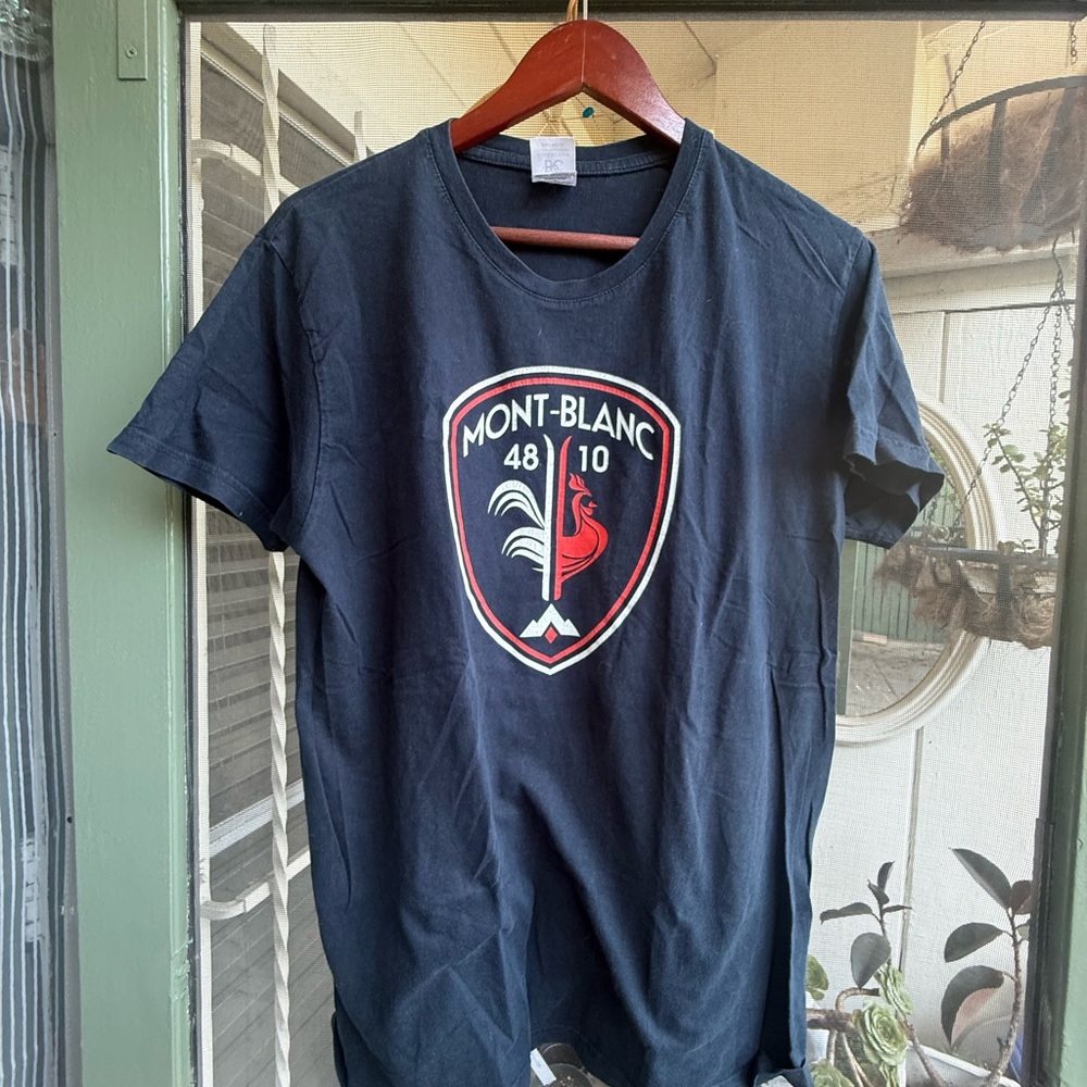 Mont Blanc Dark Blue Graphic Tee